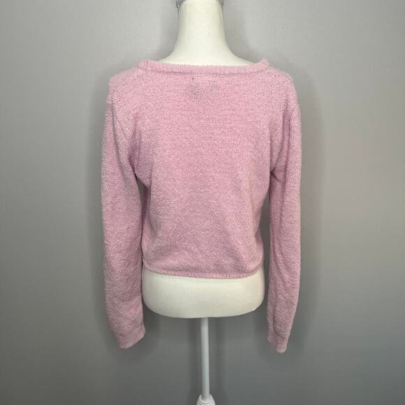 Sanrio My Melody Pink Cropped Sweater Size Medium - Picture 3 of 5